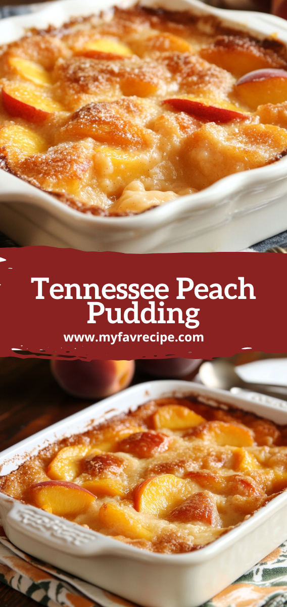 Tennessee Peach Pudding: A Southern Sweet Sensation