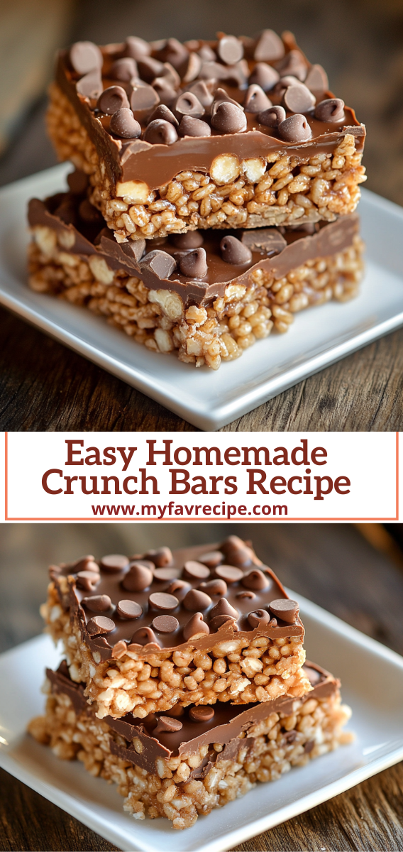 Delicious Easy Homemade Crunch Bars Recipe Today