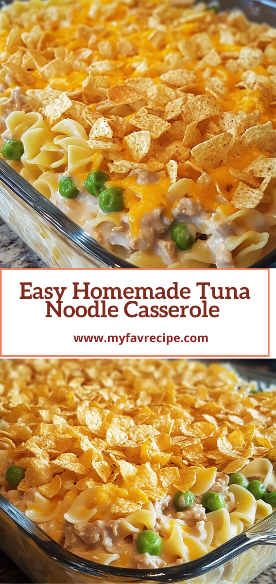 Easy Homemade Tuna Noodle Casserole Recipe | Kid-Friendly