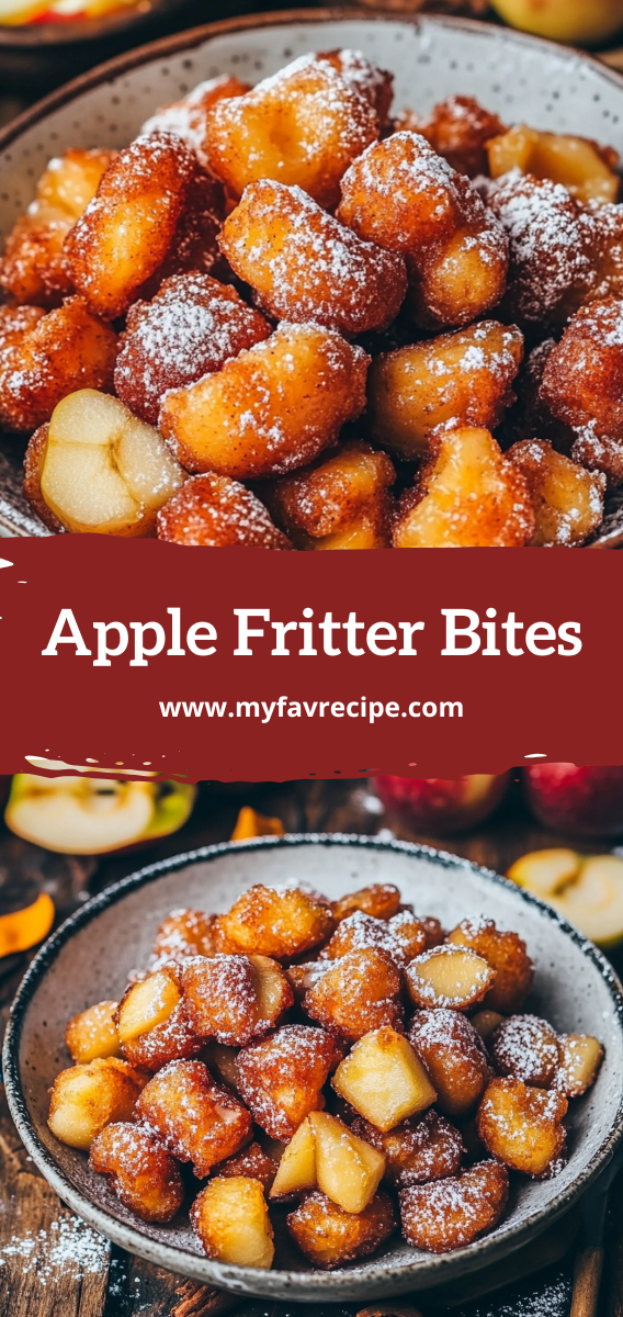 Apple Fritter Bites: Homemade Mini Donut Treats