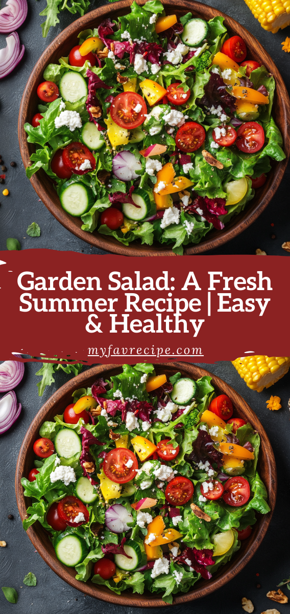 Garden Salad: A Fresh Summer Recipe | Easy & Healthy