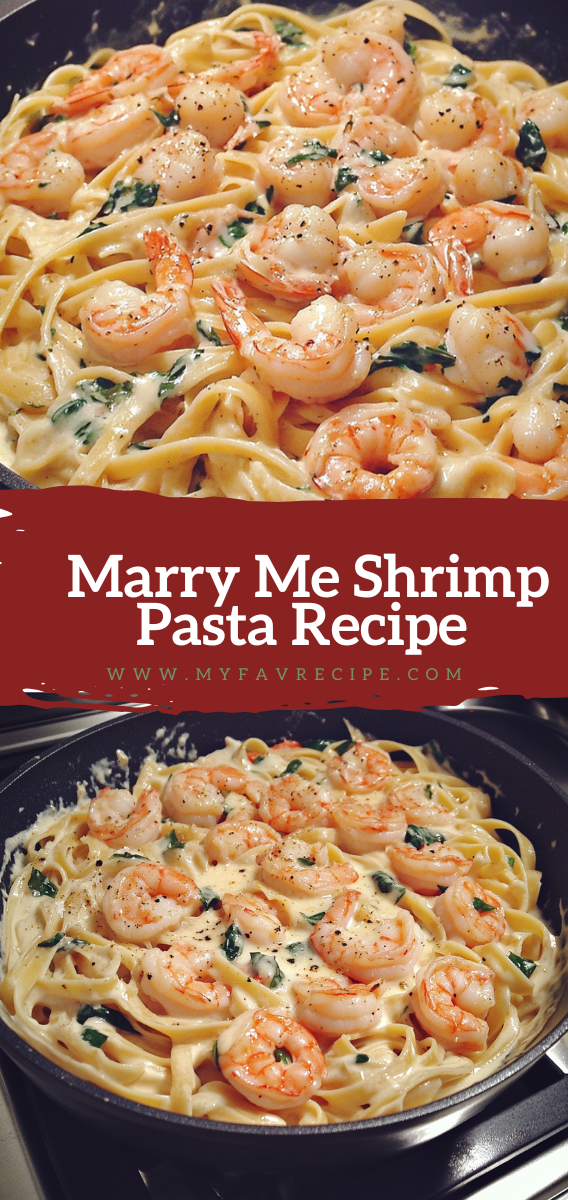 Rich and Creamy Marry Me Shrimp Pasta Recipe