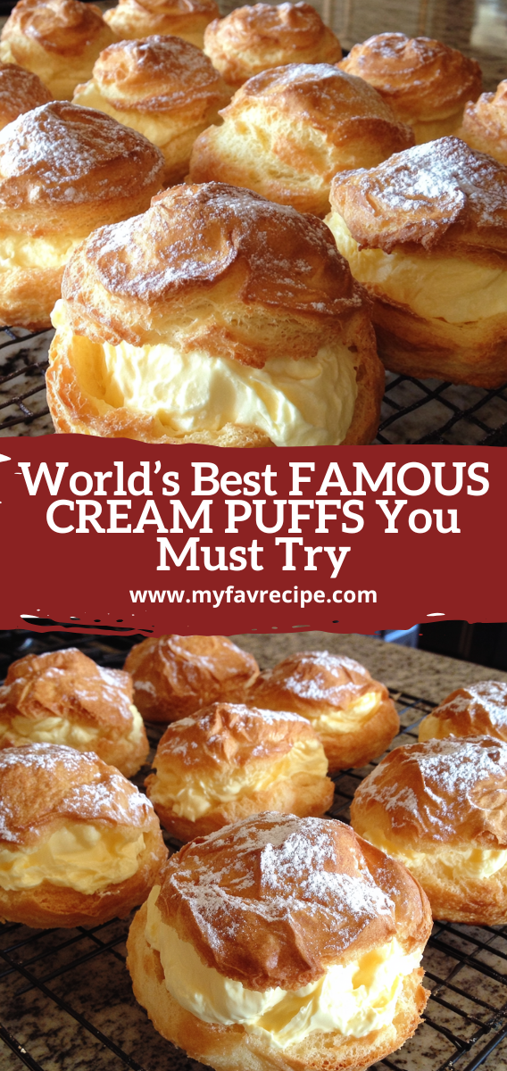 World\'s Best FAMOUS CREAM PUFFS You Must Try!