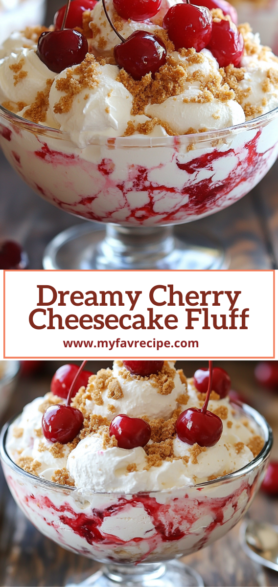 Dreamy Cherry Cheesecake Fluff: No-Bake Dessert