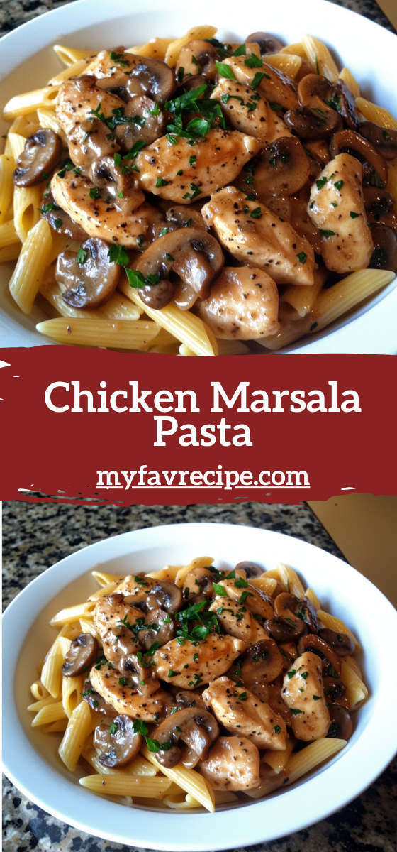 Easy Chicken Marsala Pasta for a Perfect Dinner