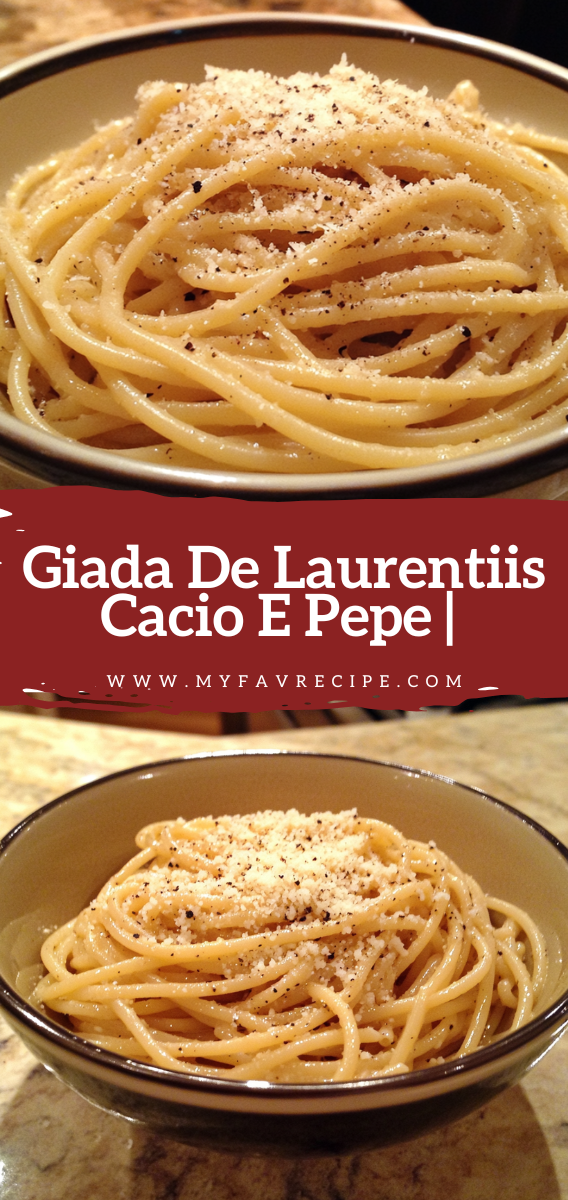 Giada De Laurentiis Cacio E Pepe | Classic Recipe