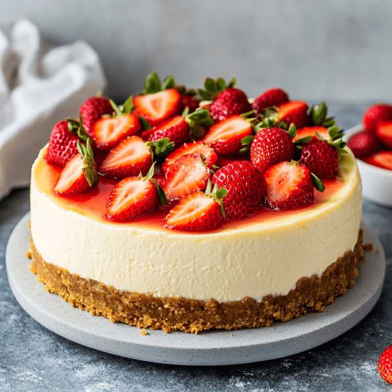 Classic Strawberry Cheesecake Recipe Creamy Dessert