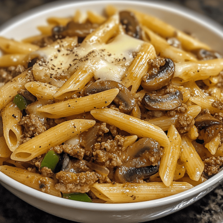 Easy Philly Cheese Steak Pasta For Family Dinners