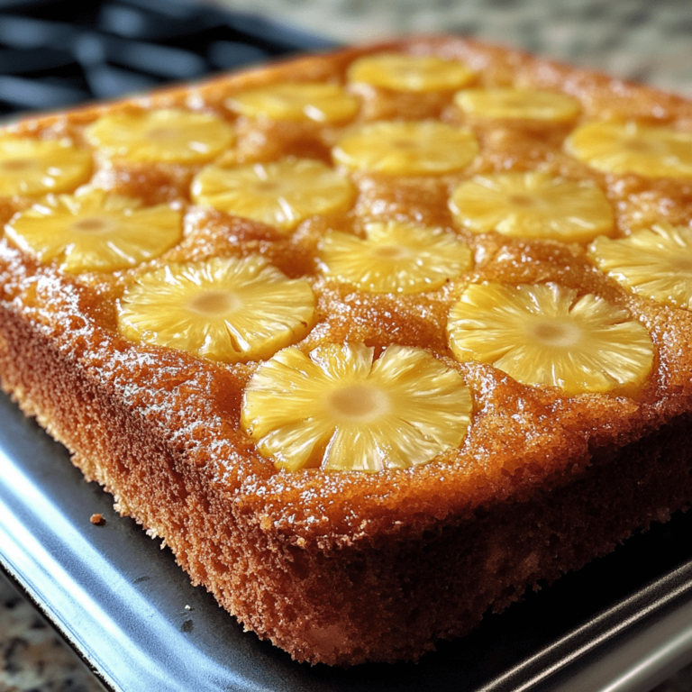 Easy Moist Pineapple Cake Recipe Ready in 30 Minutes