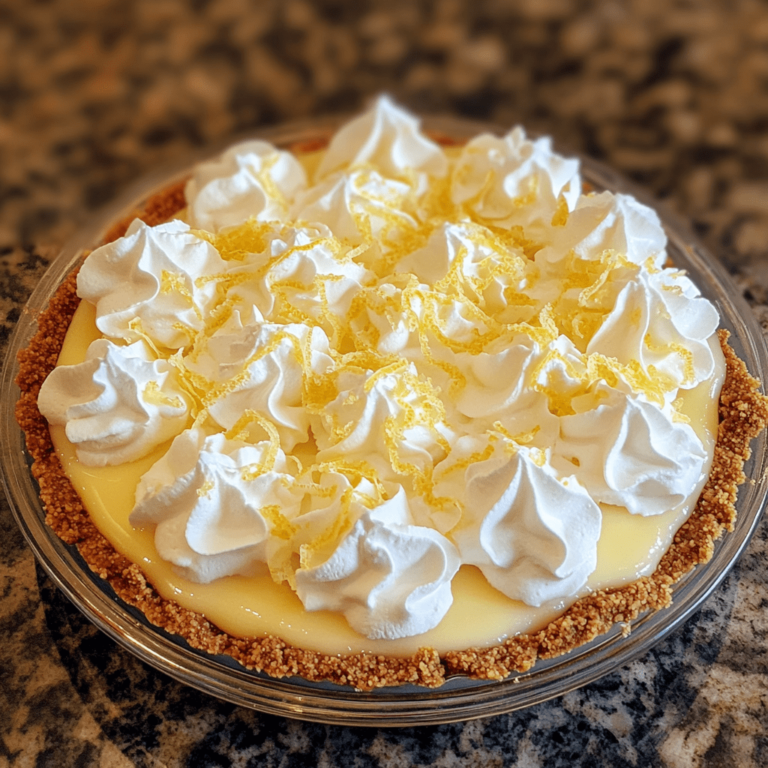 Easy No-Bake Blender Lemon Pie | Quick Dessert Recipe