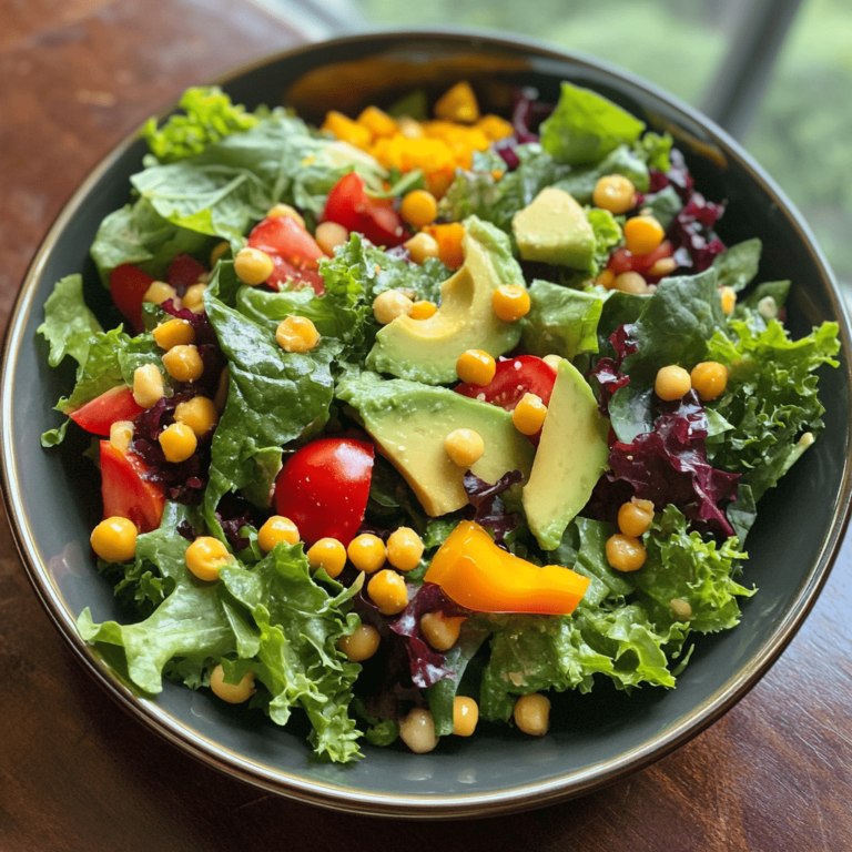 Fresh & Tasty Green Vegan Salad Recipes