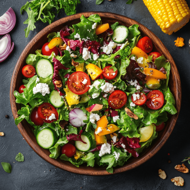 Garden Salad: A Fresh Summer Recipe | Easy & Healthy