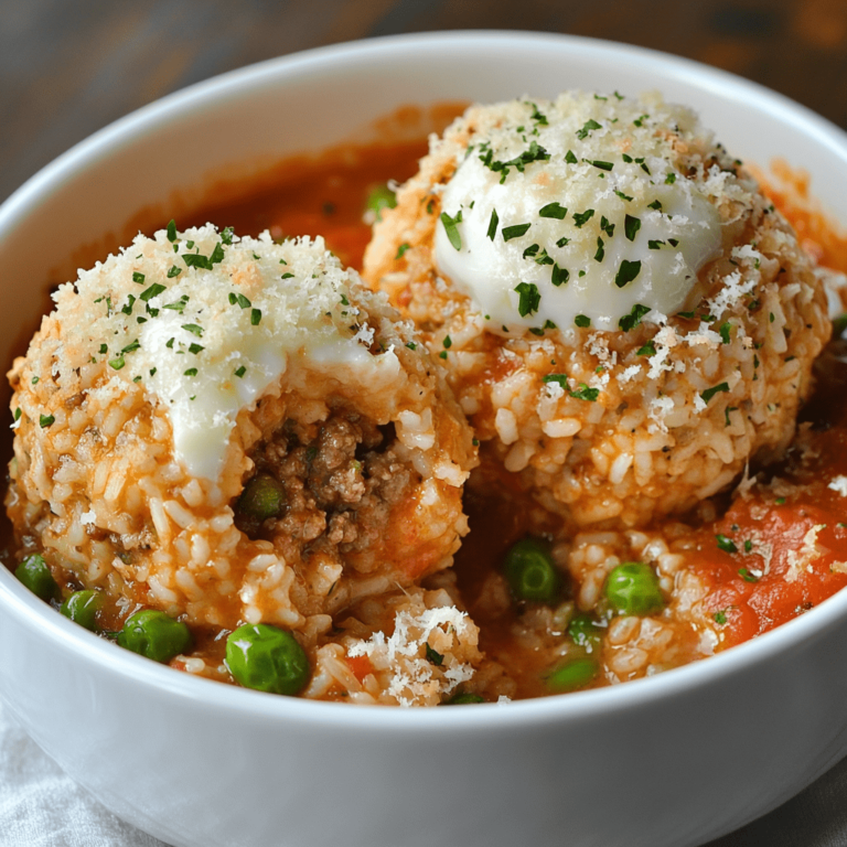 Sicilian Rice (Arancini) Casserole: Easy Italian Comfort