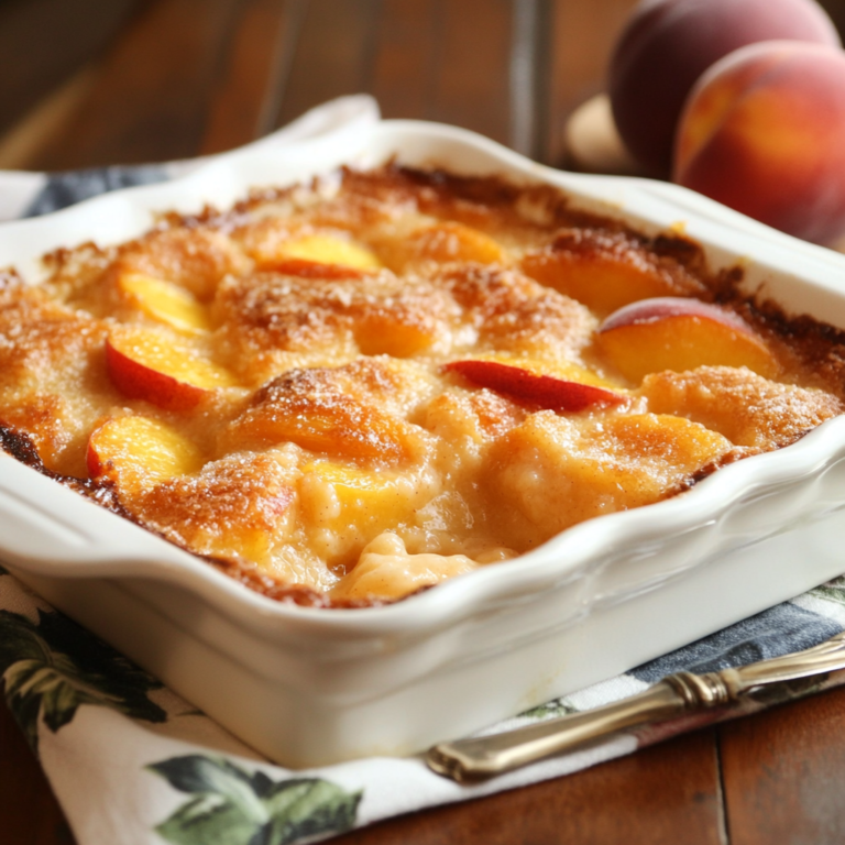 Tennessee Peach Pudding: A Southern Sweet Sensation