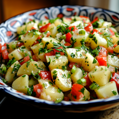 Turkish Potato Salad (Patates Salatasi) Simple