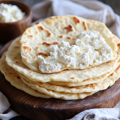 2 Ingredient Cottage Cheese Flatbread Recipe