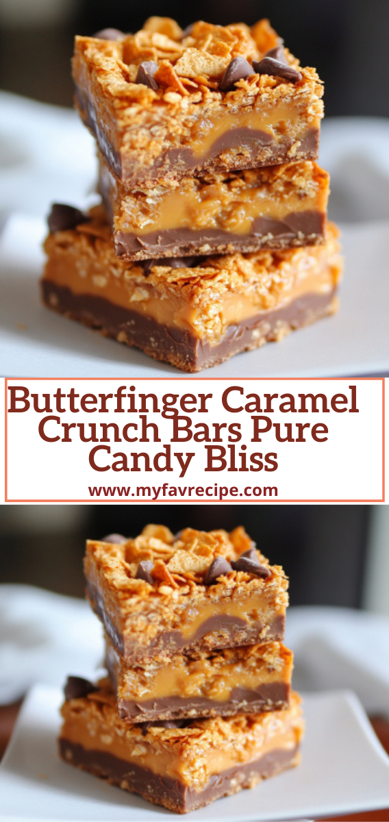 Butterfinger Caramel Crunch Bars Pure Candy Bliss