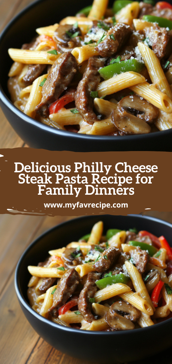 Delicious Philly Cheese Steak Pasta Recipe for Family Dinners