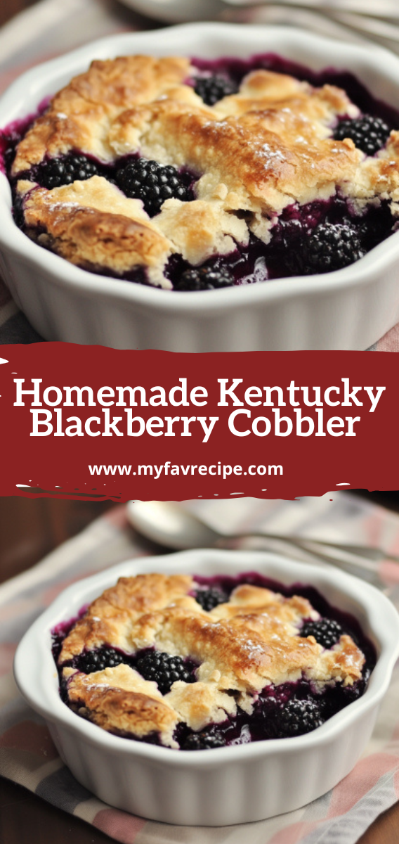 Homemade Kentucky Blackberry Cobbler Recipe A Southern Classic