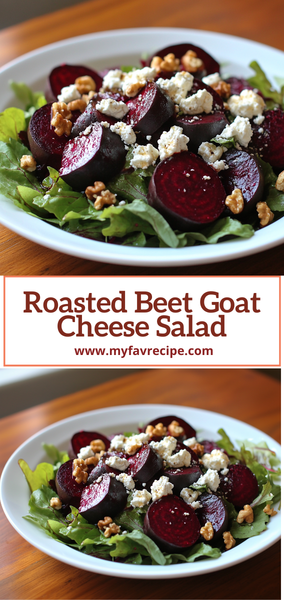 Roasted Beet Goat Cheese Salad