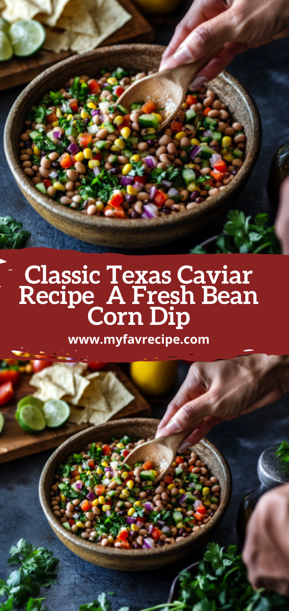 Classic Texas Caviar Recipe  A Fresh Bean  Corn Dip