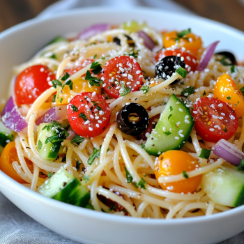 California Spaghetti Salad A Fresh Summer Pasta Dish