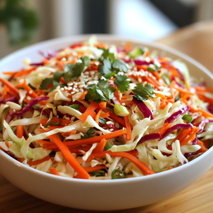 Easy Homemade Asian Slaw Recipe in 15 Minutes