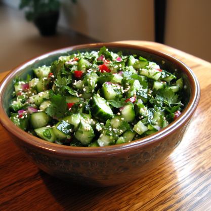 Fresh Asian Cucumber Salad Recipe  Quick  Easy  Side