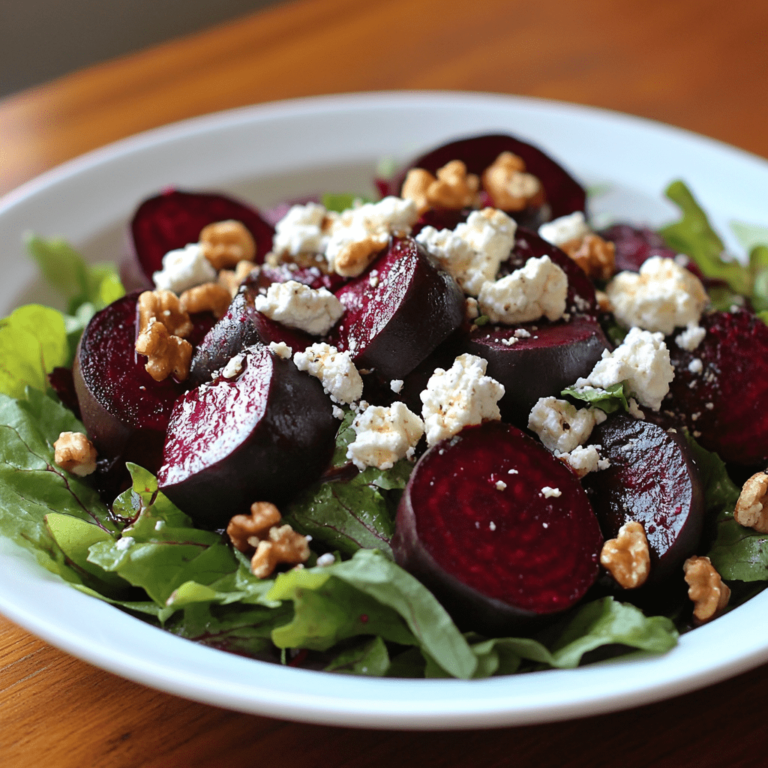 Roasted Beet Goat Cheese Salad