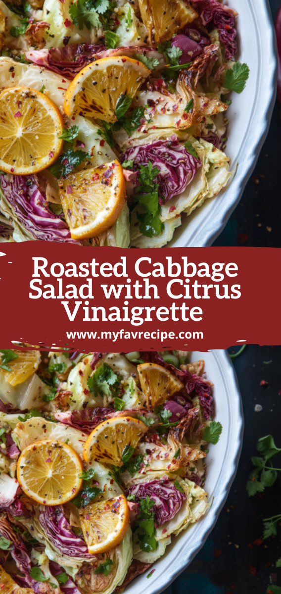 Roasted Cabbage Salad with Citrus Vinaigrette A Fresh Take on Healthy Eating