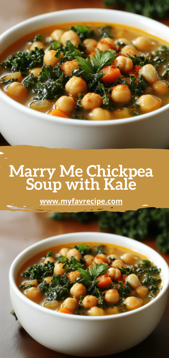 Marry Me Chickpea Soup with Kale