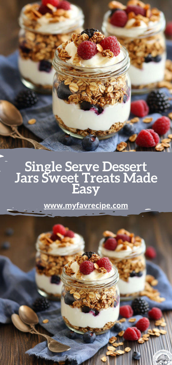 Single Serve Dessert Jars Sweet Treats Made Easy