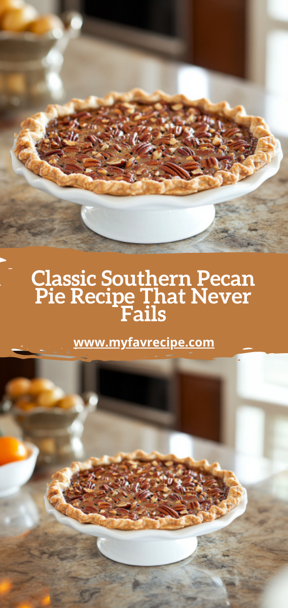 Classic Southern Pecan Pie Recipe That Never Fails