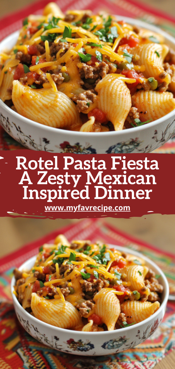 Rotel Pasta Fiesta A Zesty Mexican Inspired Dinner