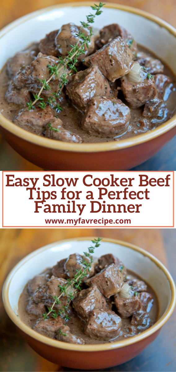 Easy Slow Cooker Beef Tips for a Perfect Family Dinner