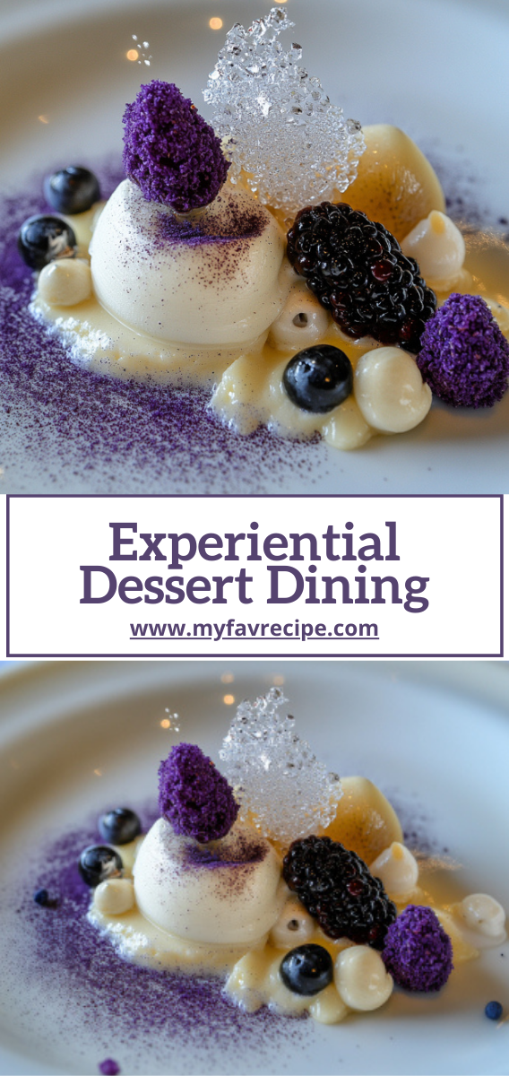 Experiential Dessert Dining