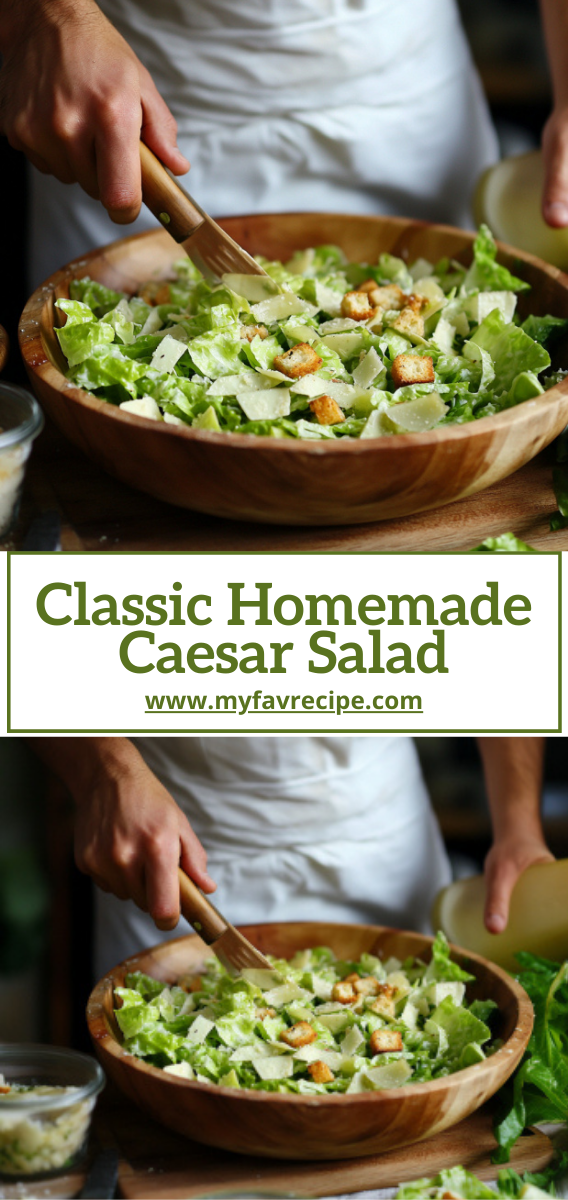 Classic Homemade Caesar Salad