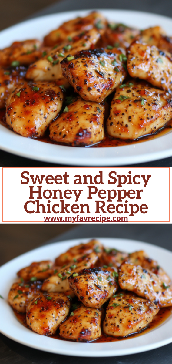 Sweet and Spicy Honey Pepper Chicken Recipe