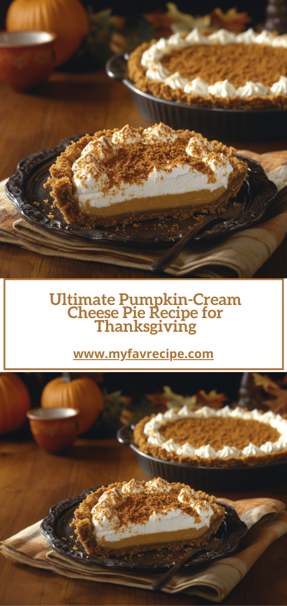 Ultimate Pumpkin-Cream Cheese Pie Recipe for Thanksgiving