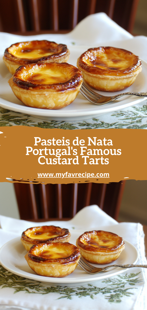 Pasteis de Nata Portugal\'s Famous Custard Tarts