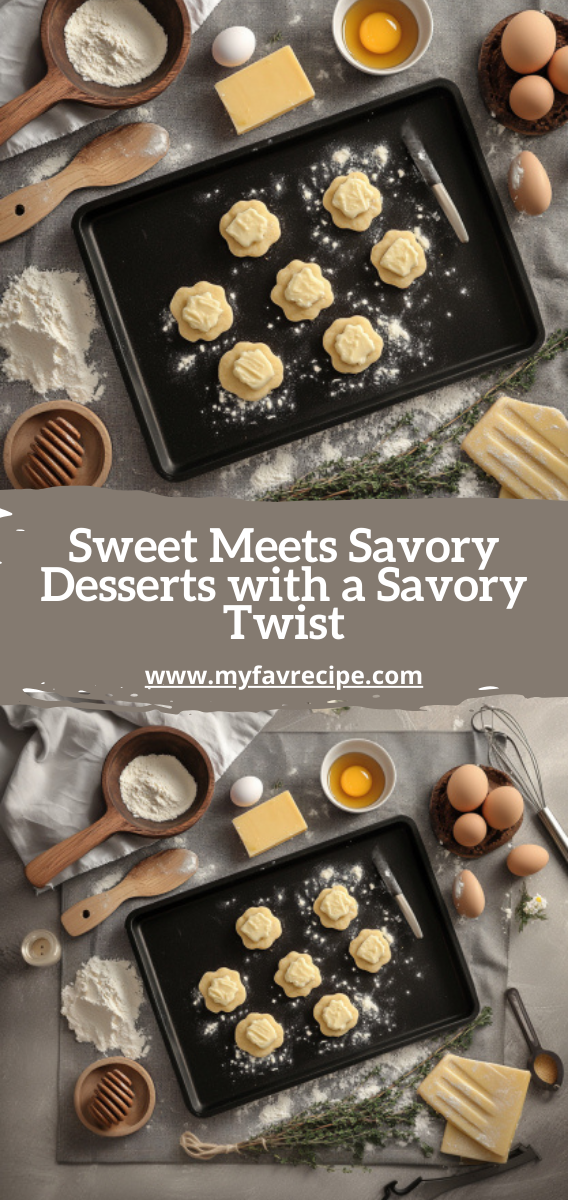 Sweet Meets Savory Desserts with a Savory Twist