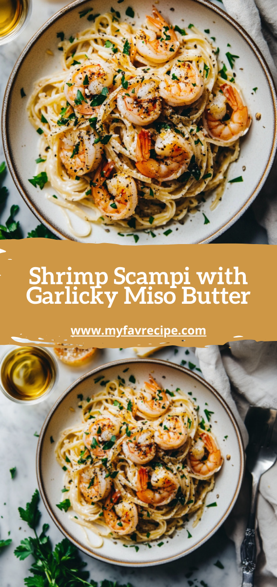 Shrimp Scampi with Garlicky Miso Butter