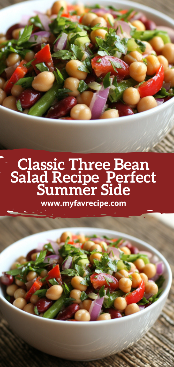 Classic Three Bean Salad Recipe  Perfect Summer Side