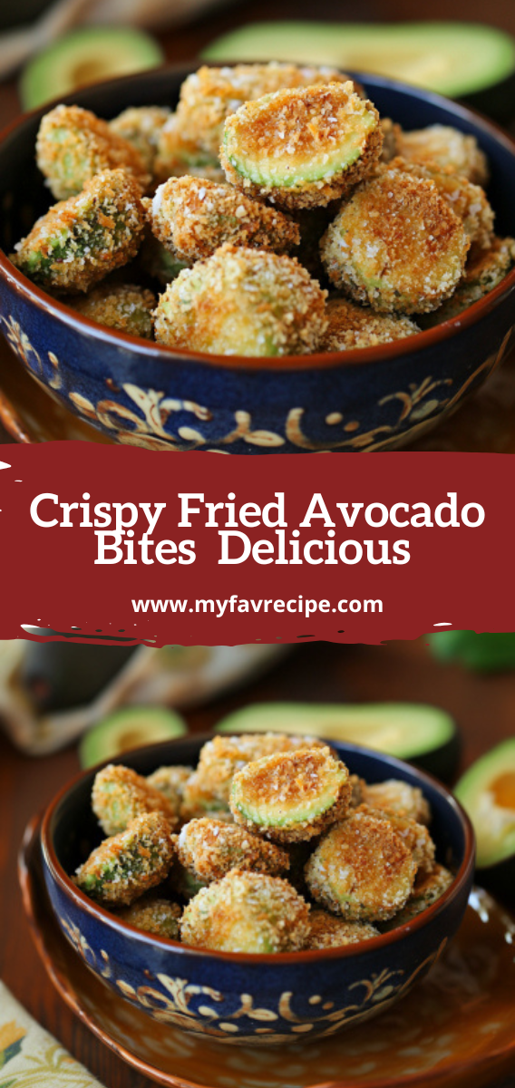 Crispy Fried Avocado Bites  Easy  Delicious Recipe