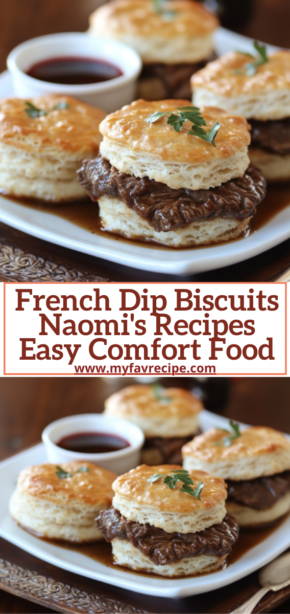 French Dip Biscuits Naomi\'s Recipes Easy Comfort Food