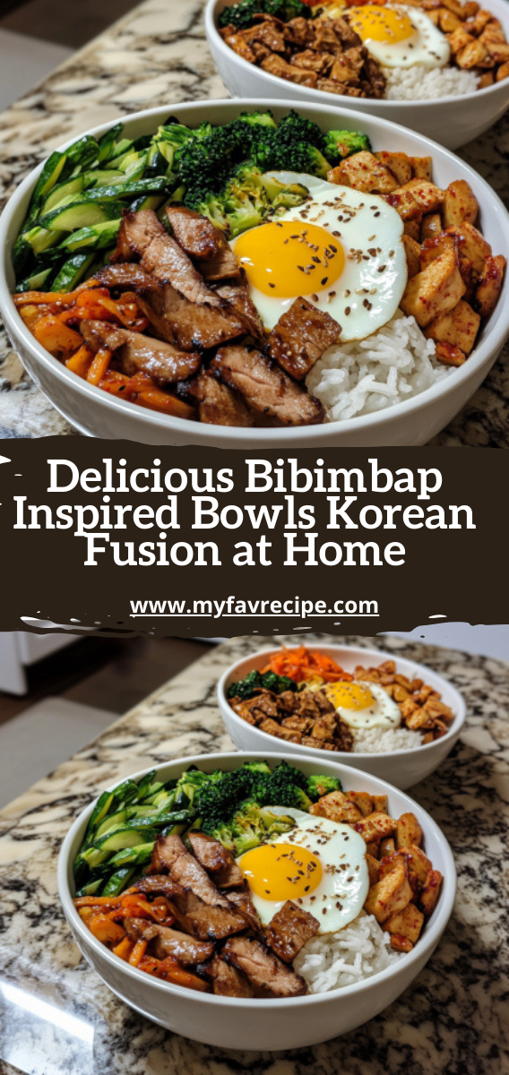 Delicious Bibimbap Inspired Bowls Korean Fusion at Home