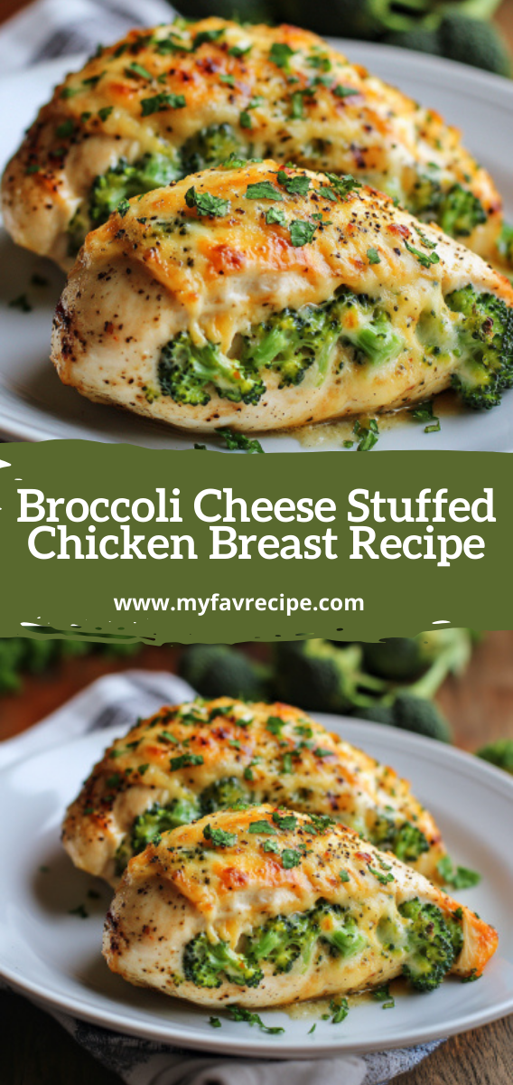 Broccoli Cheese Stuffed Chicken Breast Recipe