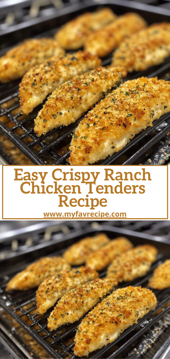 Easy Crispy Ranch Chicken Tenders Recipe