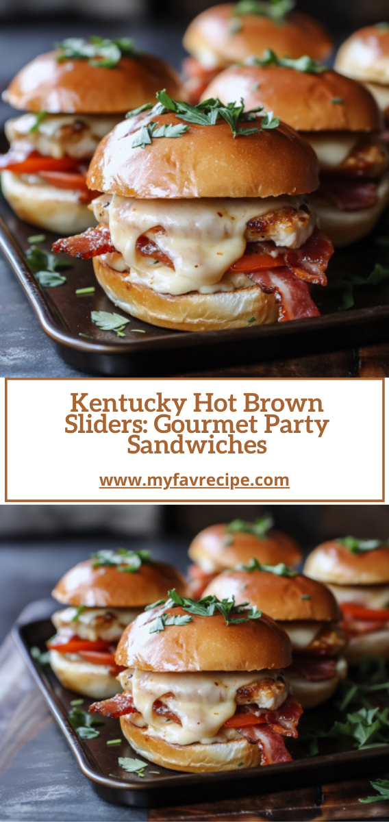 Kentucky Hot Brown Sliders: Gourmet Party Sandwiches