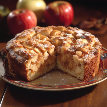 Apple Fritter Cake A Classic Fall Breakfast Treat